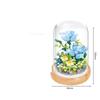 Non-Toxic Moc Creative Wisehawk Mini Flower Pot Plant Building Block Funny Tulip Decoration Bricks Diy Christmas Children Kids Toys Gifts