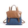 New Casual Backpack Fashion Versatile Soft Denim Large Capacity Commuter Shoulder Bag Niche Bag