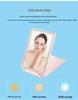 Portable Folding LED Makeup Mirror with Light for Dorms and Travel