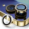 Luxury Diamond Metal Ring Camera Protector Case For Samsung Galaxy Z Flip 7 6 5G 9H Tempered Glass Lens Accessories