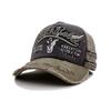 Women'S Washed Hat, Spring And Autumn Washed Bullhead Baseball Cap, Men'S Trendy Casual Embroidered Baseball Cap