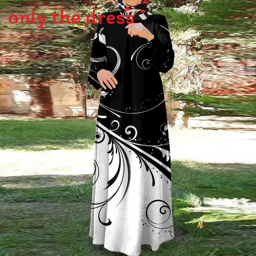 Religious Tribal Maxi Dress With Printed Fabric For Formal Events And Home Use