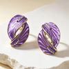 Leaf Fashion Personality Stud Earrings - Symmetrical Jewelry