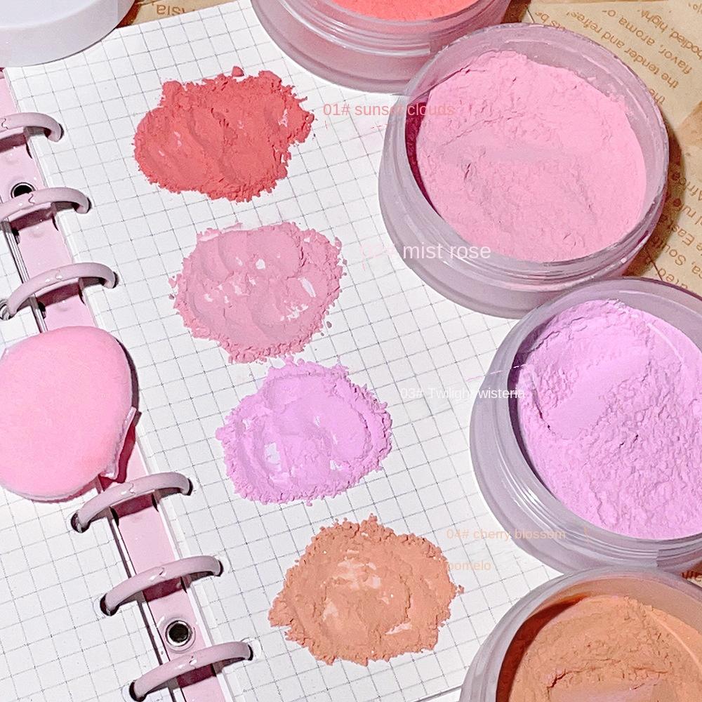 Soft Mist Blush Powder Matte Lovely Natural Clear Pure Lust Single Color Blush Loose Powder Blush Palette