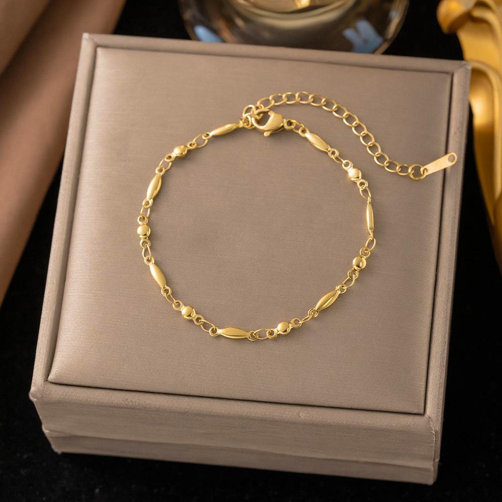French Titanium Steel Heart Choker Necklace And Bracelet Set Sweet Peach Heart Tassel Design Women Jewelry