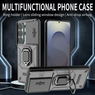 Armor Shockproof Phone Case For Samsung Galaxy S26 Ultra S26+ S26 Plus S 26 5G Case Coque Magnet Ring Holder Lens Protect Cover
