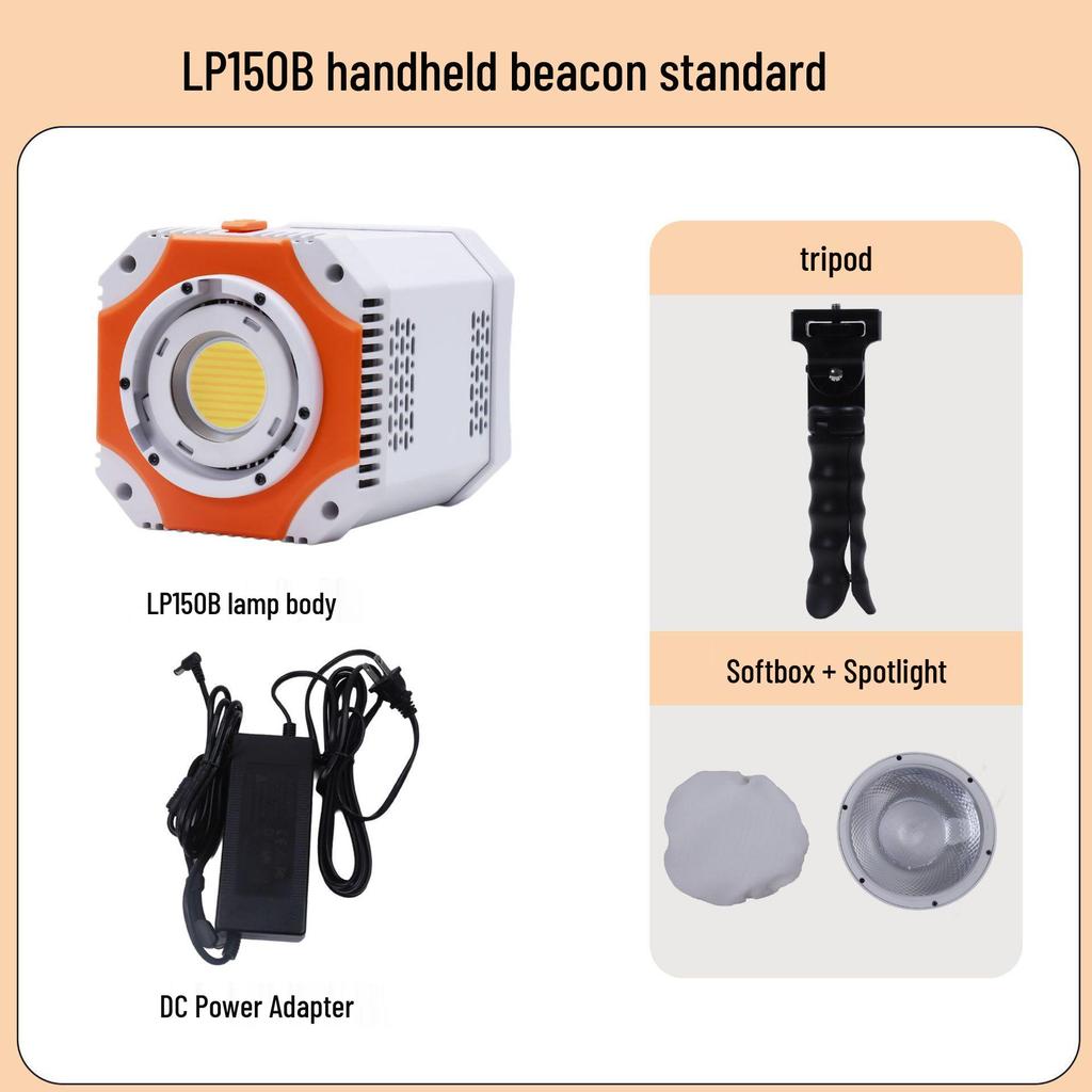 150W Handheld RGB+CW Outdoor Fill Light for Live Streaming & Photography
