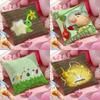 Cartoon anime PPIKMINS Pillow Case Soft Plush Fabric DoubleSided Printed Cushion Cover Warm Winter Sofa Pillow Case