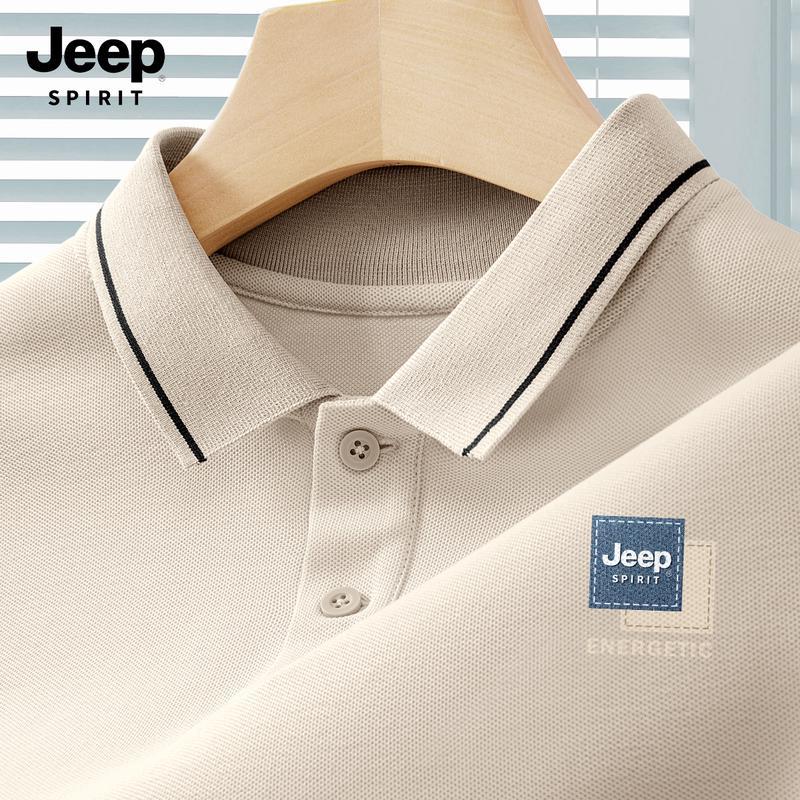 

Мужская американская повседневная футболка-поло с коротким рукавом JEEP SPIRIT M