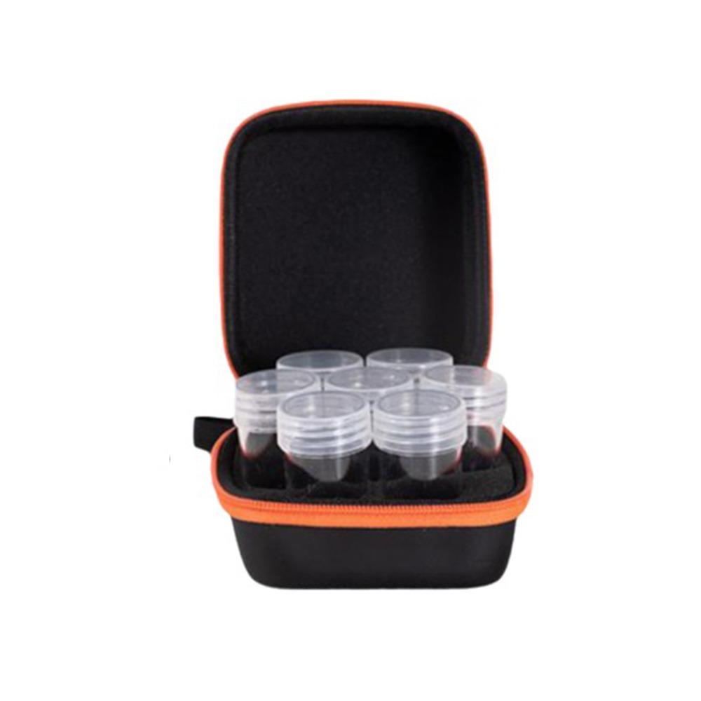 Twarda walizka 7 butelek Etui do przechowywania EVA Uchwyt na rolki Buteleczki Olejki Eteryczne Przenośne Etui Podróżne