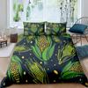 3D Corn Bedding Set 3pcs for Kids Boys Girls Watercolor Corn Pattern Printed Comforter Cover Botanical Polyester Duvet Cover Set