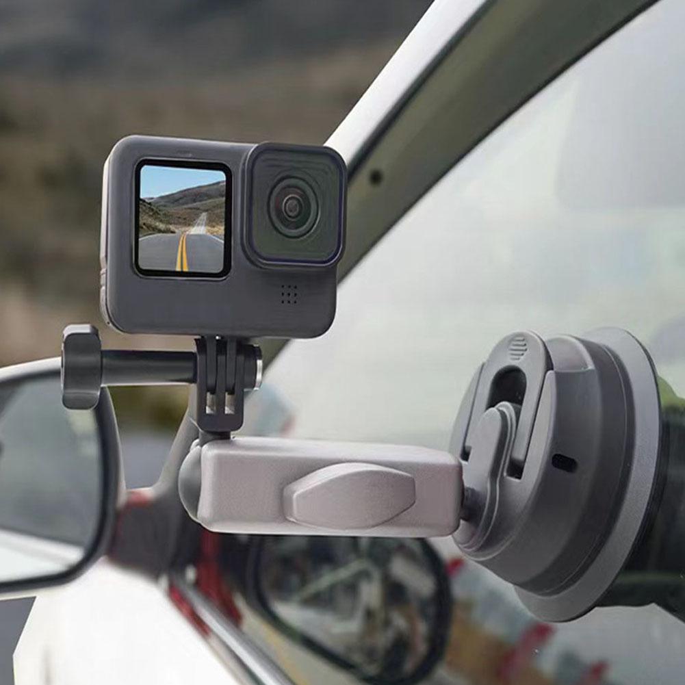 

Автомобильное крепление на присоске для камеры Gopro, держатель на лобовое стекло автомобиля для Gopro Insta360, аксессуары для экшн-камеры DJI OSMO