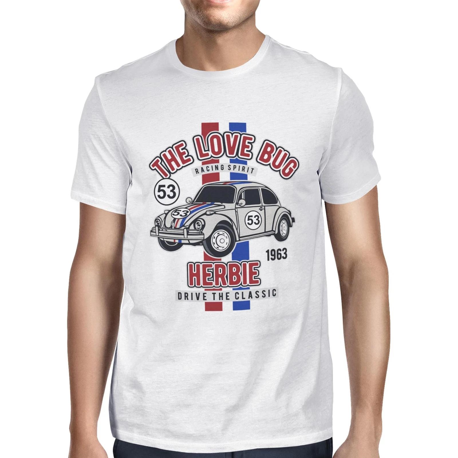 1Tee Mens The Love Bug Classic Car T-Shirt XS