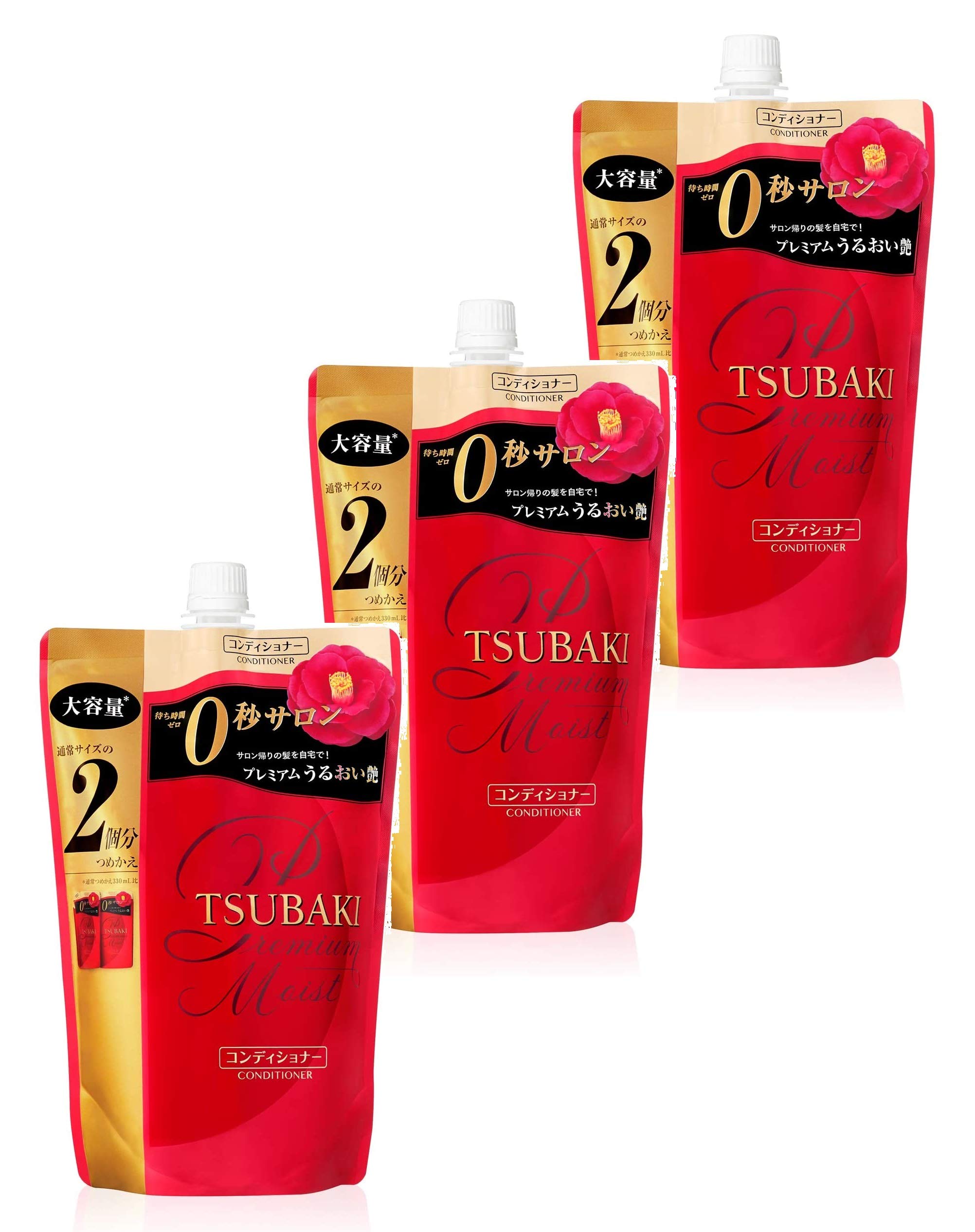 

TSUBAKI Premium Moist Hair Conditioner Refill 660ml x 3