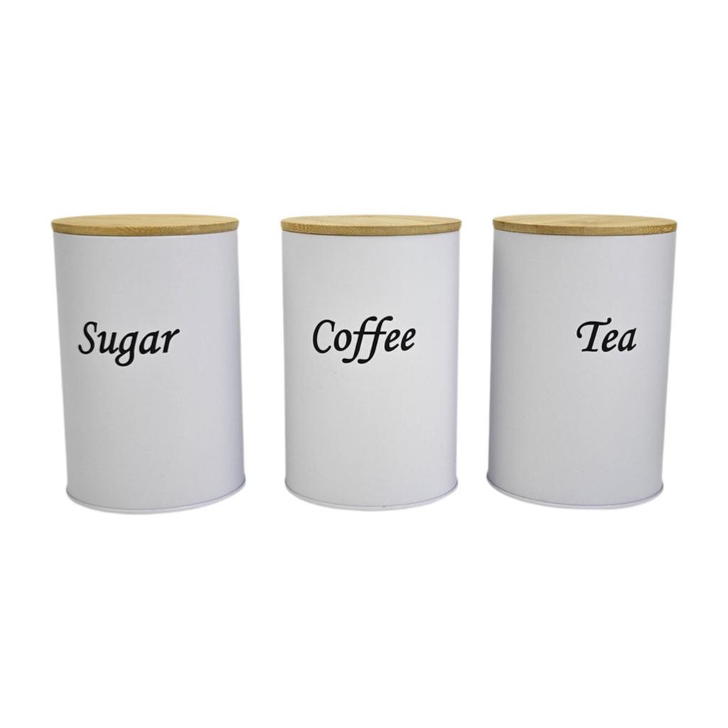 Küchenvorratsdosen Set Speisekammergläser Praktisch Mode Kaffee Tee Zucker