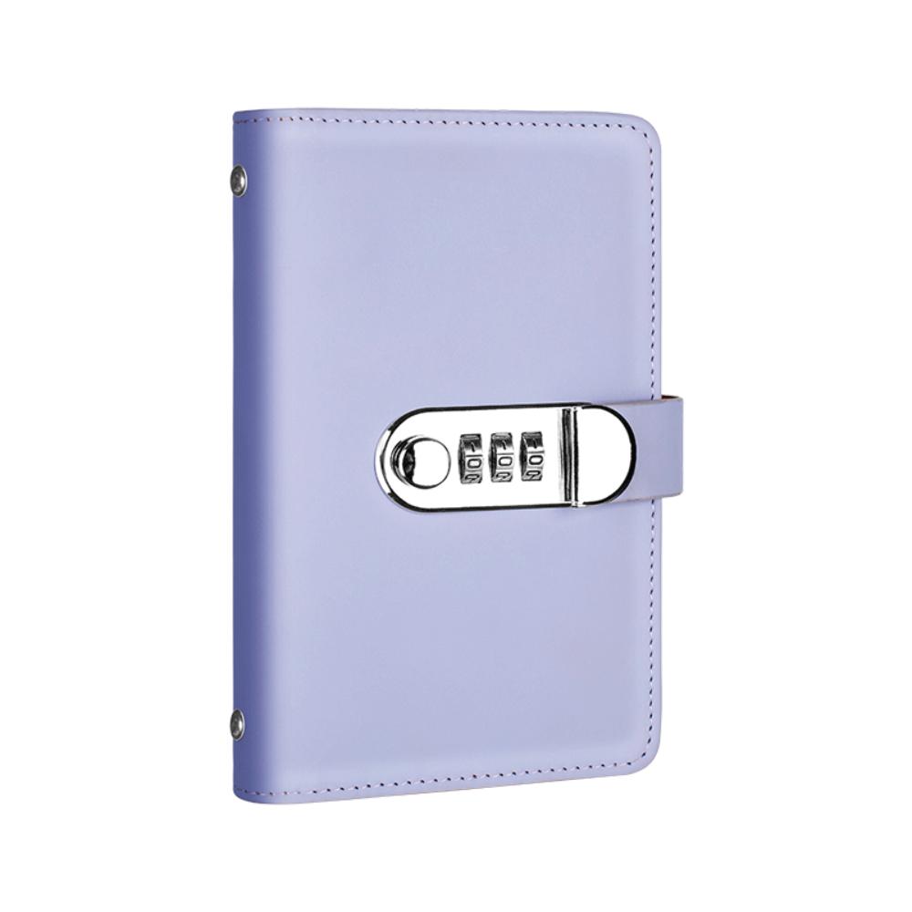 PU Leather Saving Money Binder Portable Account Book Planner Organizer  New Year's Gift