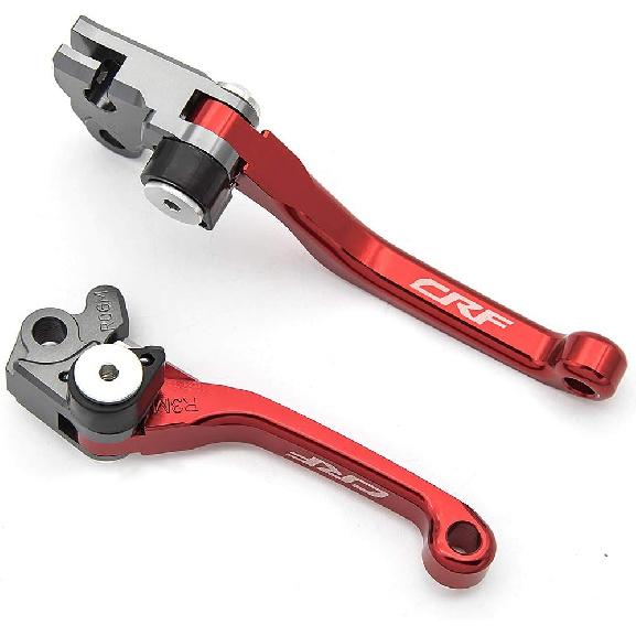 

Dirt Bike Clutch Brake Pivot Levers for CRF125F CRF 125 F 125FB 2019 2020 2021 2022 2023 2024 2025 2026 Foldable CNC Red CRF450R 2007-2020