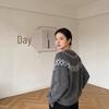 Women's Retro Fair Isle Cashmere Wool Sweater - Loose, Fashion-Forward, Heavyweight Knit in Lazy Style