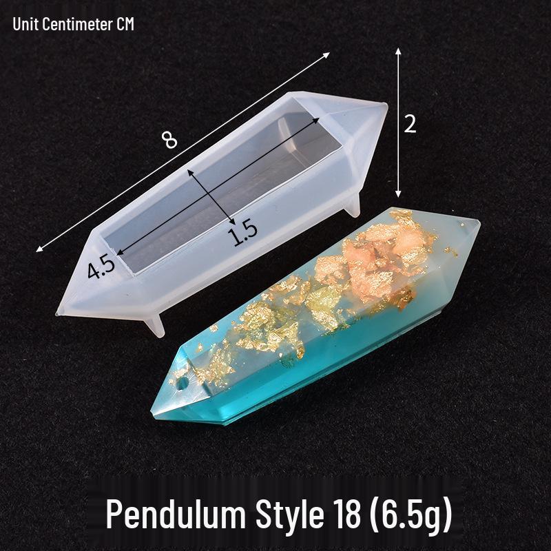 DIY Silicone Molds for Crystal Epoxy Pendants, Charms, and Ornaments