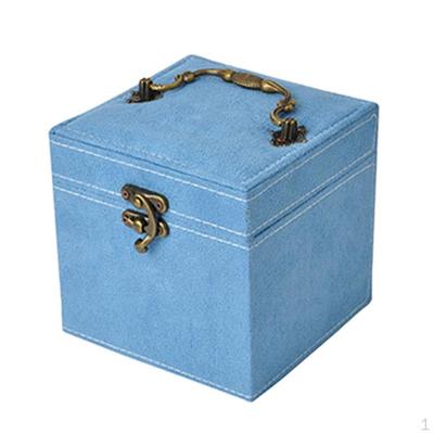 3 Layer Container Jewellery Storage Case with Handle