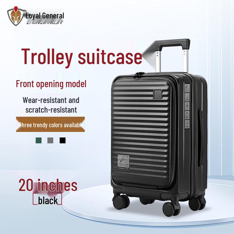 Front-Opening Business Carry-On Suitcase