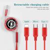 Chargeur Rapide de Voiture Micro USB Type-C Câble de Chargement Rapide 3-en-1 Pour Opel Astra Grandland Corsa Mokka Frontera Insignia Zafira
