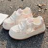 Pink Platform Bread Shoes Niche Star Board Shoes 22 Spring and Summer Breathable Mesh Shoes Casual Shoes