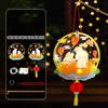 Waterproof Handheld Rabbit  Lantern Transparent Cartoon Rabbit Lamp  Party Decoration