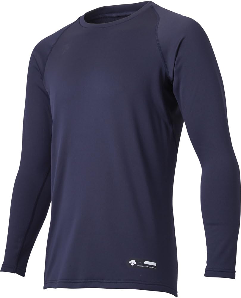 

Нижнее белье для бейсбола Round с длинным рукавом, майка D Navy [DESCENTE] STD-657B, мужская