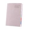 Office Supplies for Planning 2027 A5 Daily Planner, Imitation Leather 320 Page Schedule Notebook with Professional Time Management Journal Ribbon