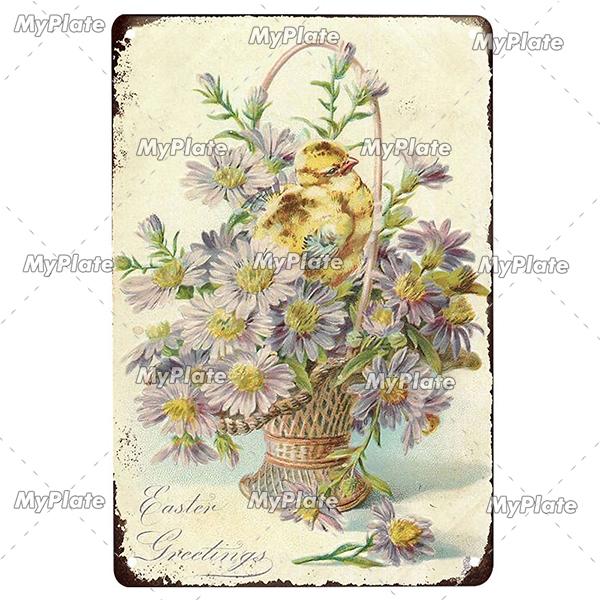 Rose Vintage Metal Sign Tin Sign Vintage  Decoration Plaque Home Wall Decor Bar Sign Home Decor Poster Custom