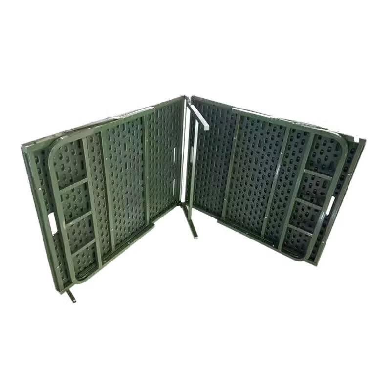 Portable Steel-Plastic Folding Camp Bed