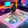 Custom Name Personalized Labubu Print Carpet, Versatile Home Decor Rug, for Playroom, Apartment, Balcony, Entryway, Hallway Gift