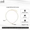 EFFIE QUEEN Stainless Steel 18k Gold Round Pearl Beads Ball Chain Choker Necklace Natural Jewelry for Women Wedding Party STPN07