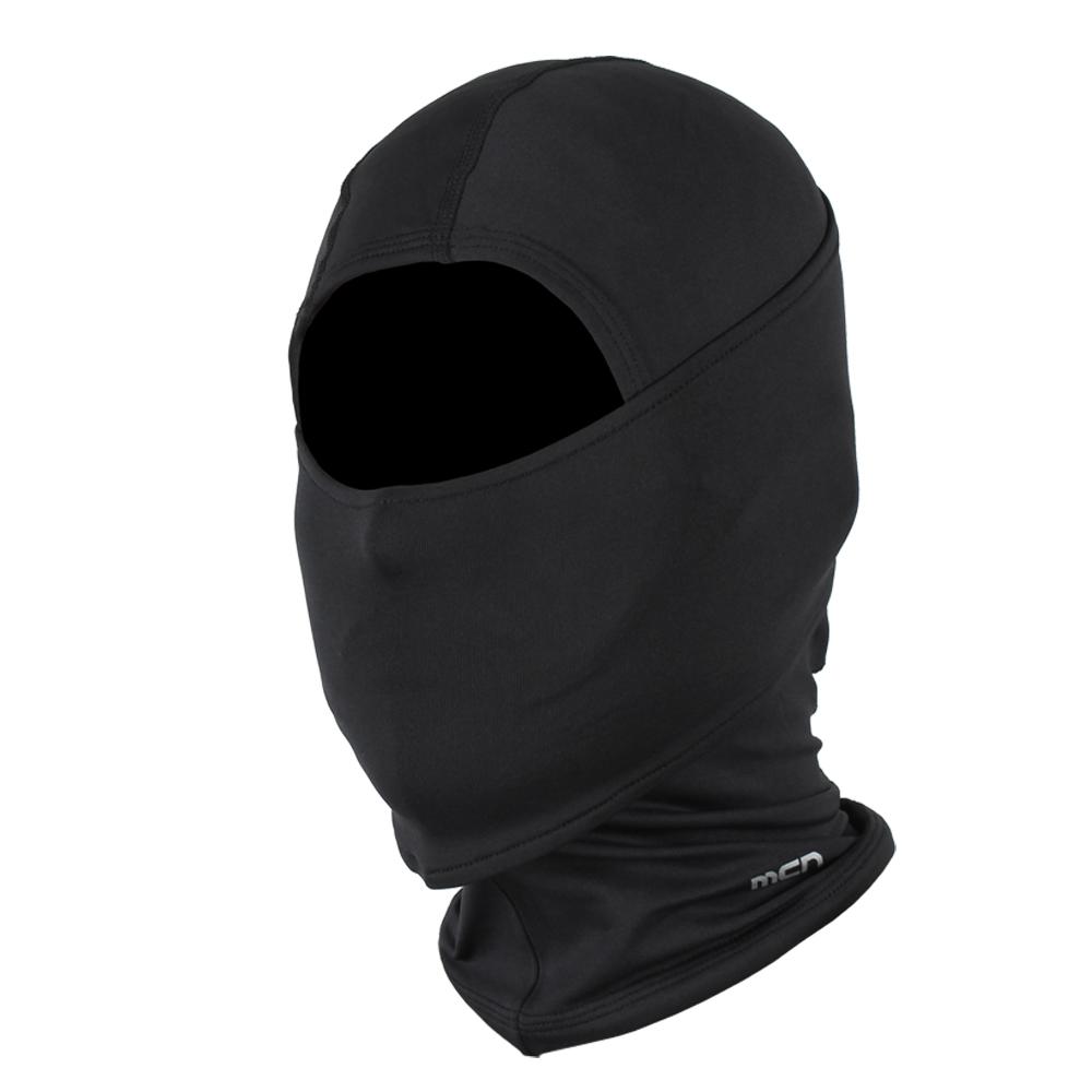 MCNSPORTS Basic Black Thermal Semi-Fleece Balaclava