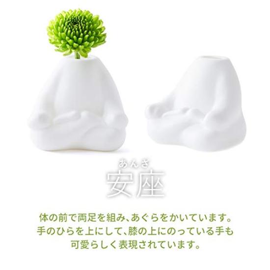 Ash Concept (h Concept) Single Flower Vase Seiza Seiza +d Flowerman Mini Single Item D-902-SEI
