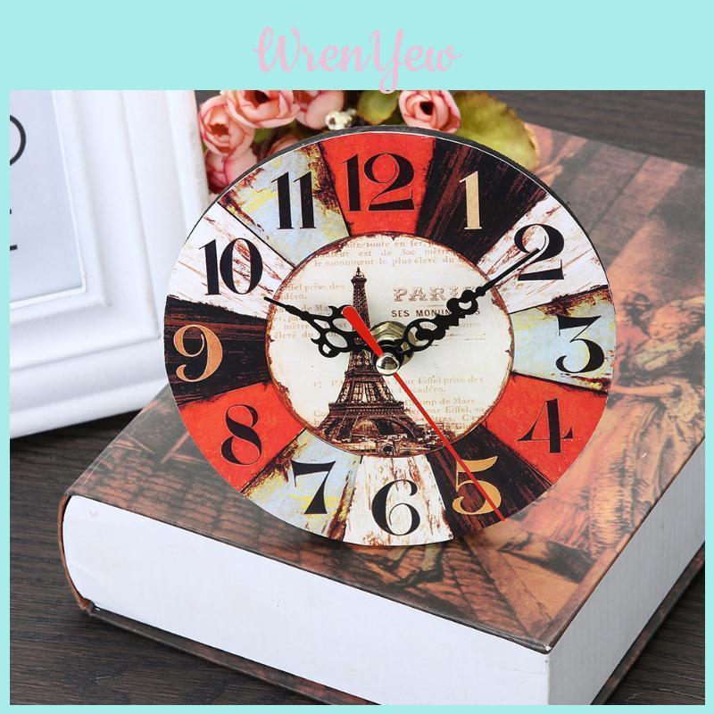Classic Retro Round Wooden Wall Clock Ideal For Home Office Bar Decor And Gifting