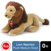 Trudi Lion Narciso Medium-Sized Soft MachineWashable Plush In LuxuriousMaterials
