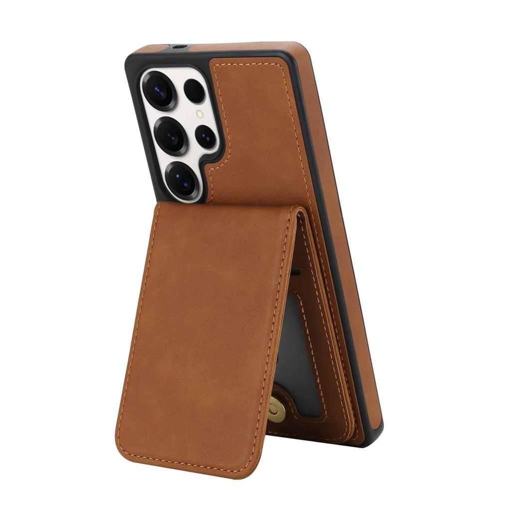 WEFOR Magnetic 2 In 1 Detachable for Samsung Galaxy S25 S24 S23 S22 Ultra Wallet Case with Card Holder, RFID Blocking Kickstand