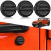 Keyhole Covers for 2007-2018 Jeep Wrangler JK Door, Strong Magnetic Keyhole Protection Accessories, Door Handle Decor for Jeep