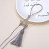 Chinese Knot Handle Rope Tibetan Tassel Pendant Accessories Diy Mobile Phone Lanyard Car Pendant Gold Bead Tassel Pendant
