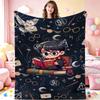 Harry Potter'S Magical World Theme Printed Blanket Breathable Fleece Blanket For Bedroom Sofa Nap Home Party Decor Memorial Gift