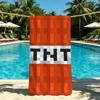 M-MinecraftS-ES Classic Game Towel For Outdoor Camping Beach Towel Super Absorbent Quick-Drying Summer Towel