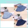 Lightweight Breathable Denim Fisherman Hat Spring Autumn Thin Visor Cap Outdoor Sun Hat