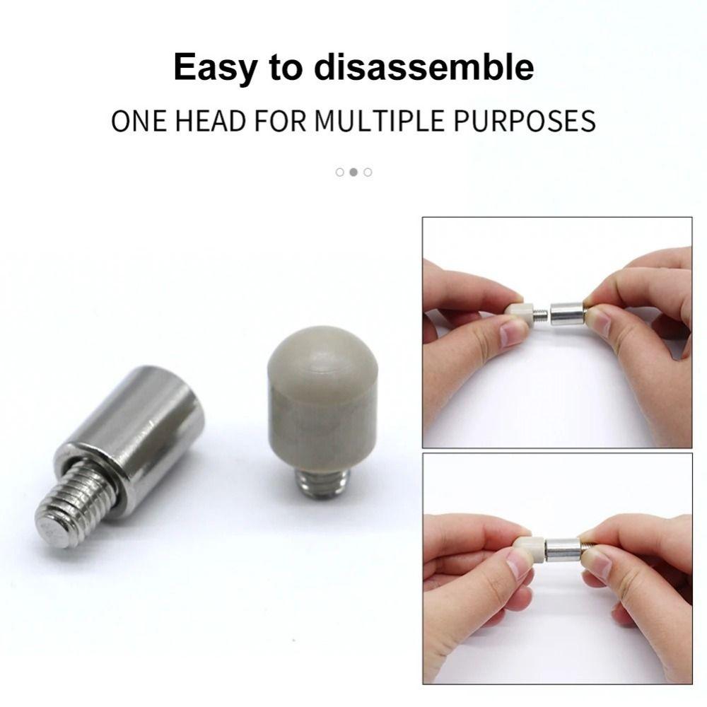 4Pcs Anti-Slip Tap Down Pen Aluminum Alloy Grip Dent Repair Tool Tip Scratch Free Tool