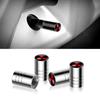 4Pcs Matte Styling Car Wheel Tire Valve Cap Tyre Rim Stem Cover Exterior Accessories For Mitsubishi Ralliart X EX ASX L200 Colt