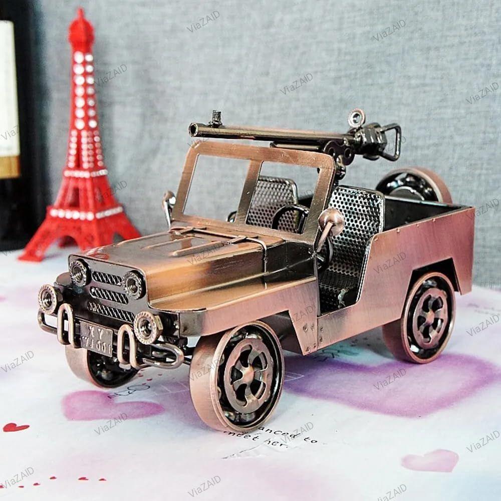 Metal Antique Vintage Car Model Handcrafted Collections Collectible Vehicle Toys for Bar or Home Decor Decoration