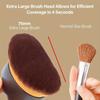 Extra Large Body Makeup Brush for Self Tanner, Leg Makeup&Bronzer Blend, Wide-headed Brush Sunscreen Face& Back Makeup Brush, Wet& Dry Use