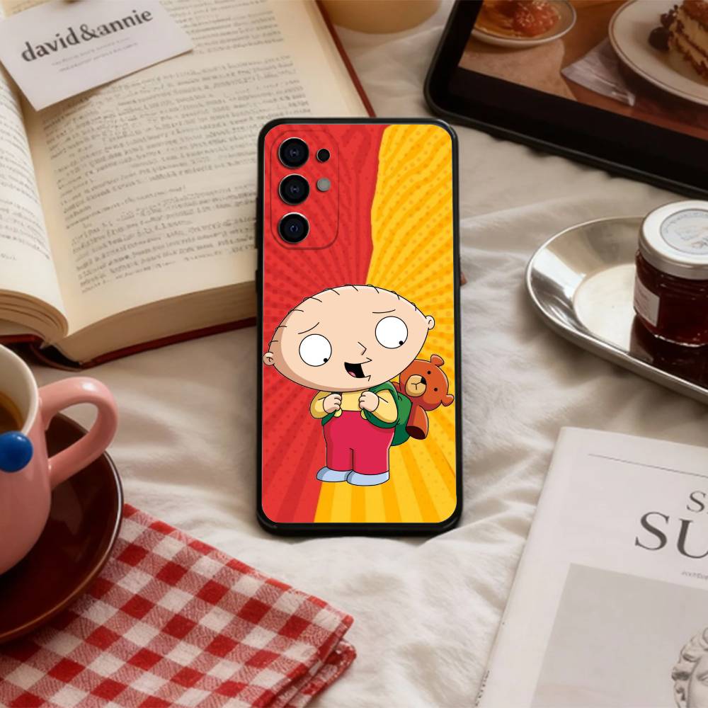 W-Witty S-Stewie G-Griffin Phone Case For Samsung S 25,24,23,22,30,21,10,9,Ultra,Plus,Lite,FE,4,5 G Soft Black Case