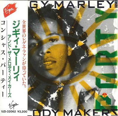 CD ZIGGY MARLEY & THE MELODY MAKERS - Conscious Party VJD32062 Virgin, Virgin 1988 Japan Reggae, Ska & Dub Used